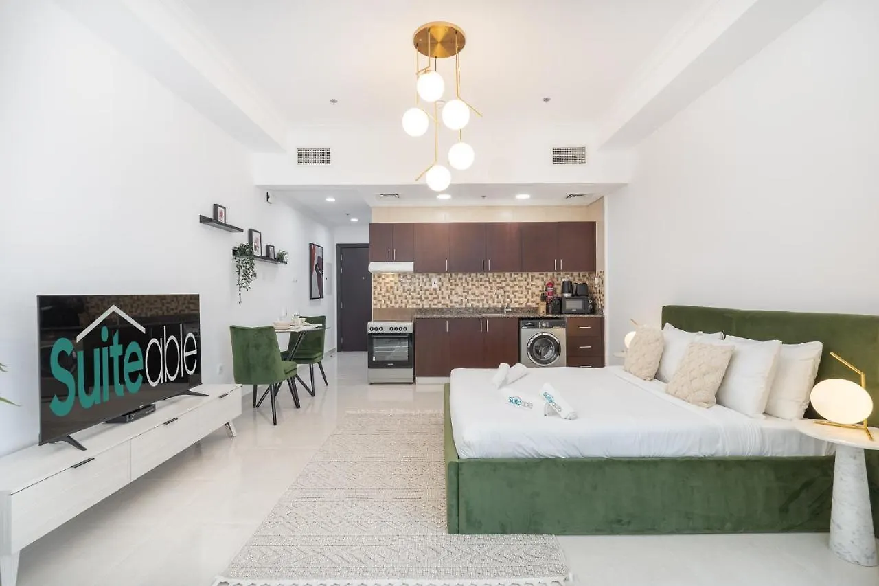 Comfortable Broad Studio In Business Bay-Suiteable Dubaj Apartman