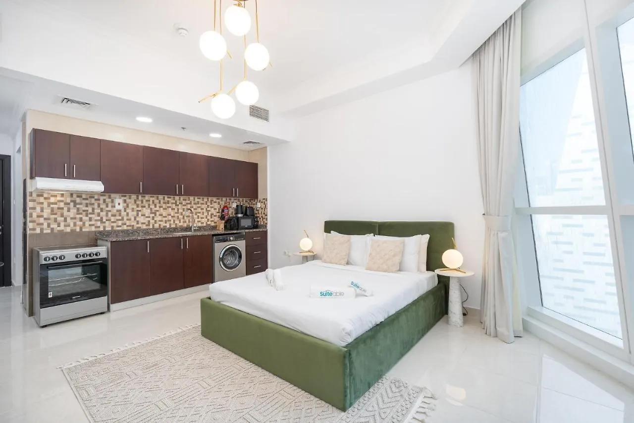Comfortable Broad Studio In Business Bay-Suiteable Dubaj 0*,