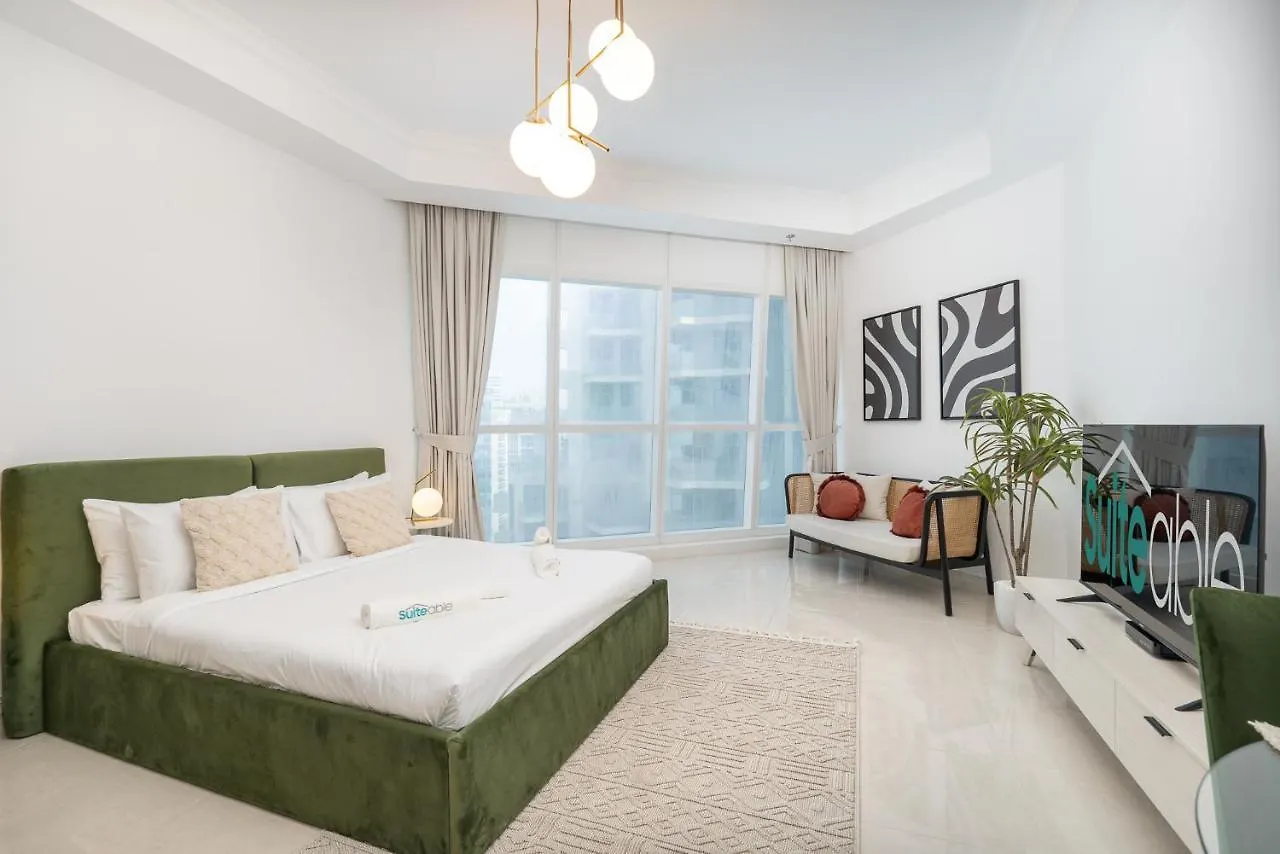 Comfortable Broad Studio In Business Bay-Suiteable Dubaj
